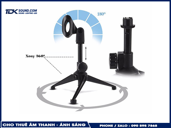 Cho Thu&ecirc; Ch&acirc;n Micro &ndash; ch&acirc;n micro tay cần cho ca sĩ v&agrave; biểu diễn s&acirc;n khấu