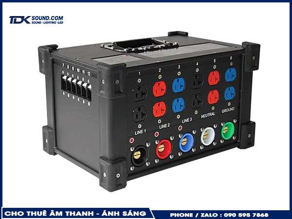 Cho Thuê Tủ Điện Âm Thanh - Ánh Sáng : Cấu tạo tủ điện 3 pha – CB tổng, CB nhánh và đấu nối phân pha